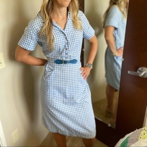 Vintage gingham dress